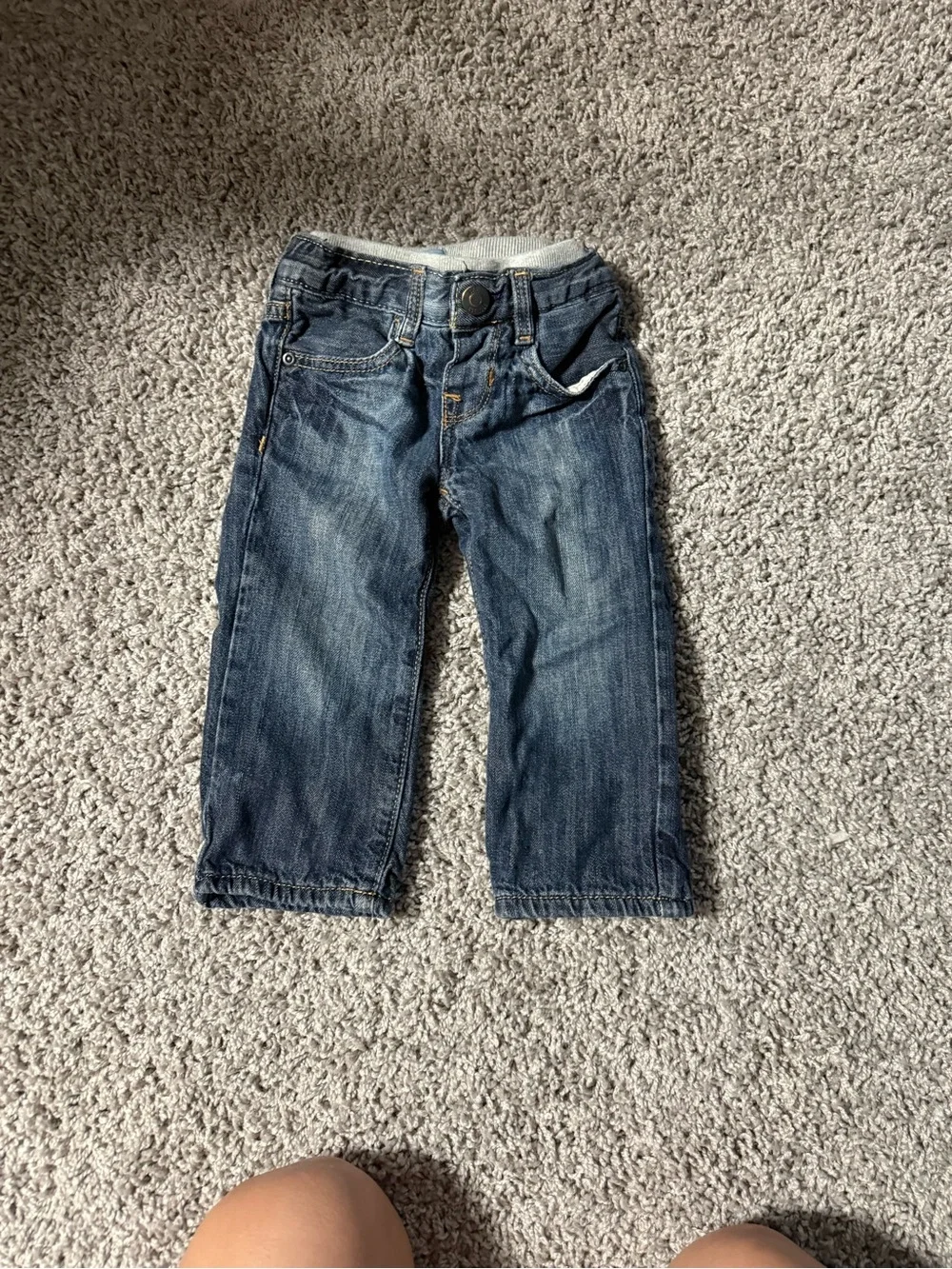 Kids Dark Blue Denim Jeans - Baby Gap